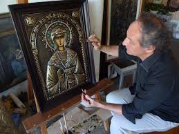 Visit to the Famous Artist Shalva Geradze